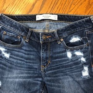 Destressed Abercrombie Fitch Mid-Rise